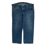 501 Levis Jeans - 38W 24L Blue Cotton