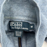 Polo By Ralph Lauren 1/4 Zip - Medium Blue Cotton