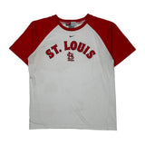 St. Louis Cardinals Nike T-Shirt - Medium White Cotton