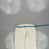 Dickies Carpenter Trousers - 30W 30L White Cotton