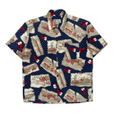 Toes On The Nose Graphic Hawaiian Shirt - Medium Multicoloured Cotton