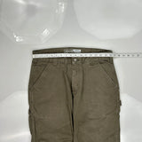 Carhartt Carpenter Pants - 33W 30L Green Cotton