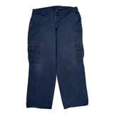 Dickies Cargo Pants - 34W 29L Blue Cotton