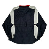 Sports Starter Windbreaker - Large Black Nylon