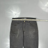 Carhartt Carpenter Trousers - 34W 34L Grey Cotton Blend