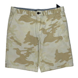 Tommy Hilfiger Camo Chino Shorts - 34W 9L Beige Cotton
