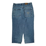 Outkast Cargo Jeans - 37W 33L Blue Cotton