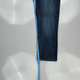 Mark & Dutch Contrast Stitch Jeans - 34W 31L Dark Wash Cotton