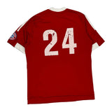 Gps Adidas Football Shirt - Medium Red Polyester