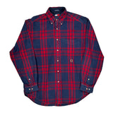 Tommy Hilfiger Checked Flannel Shirt - Medium Blue Cotton