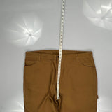 Dickies Carpenter Trousers - 42W 30L Brown Cotton