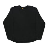 Carhartt Long Sleeve T-Shirt - 2XL Black Cotton