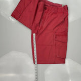 Polo By Ralph Lauren Cargo Shorts - 30W 9L Red Cotton