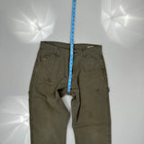 Unbranded Carpenter Trousers - 32W 31L Khaki Cotton
