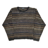 Knightsbridge Striped Sweater - XL Multicoloured Acrylic