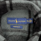 Ralph Lauren Checked Flannel Shirt - 2XL Green Cotton