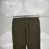 Dickies Carpenter Pants - 34W 31L Green Cotton