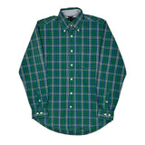 Tommy Hilfiger Checked Shirt - Small Green Cotton