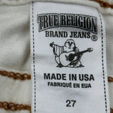 True Religion Skinny Jeans - 29W US 4 White Cotton