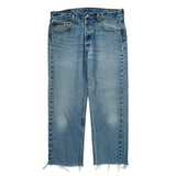 Levis 501 Jeans - 34W 29L Light Wash Denim