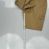 Wrangler Cargo Shorts - 36W 10L Beige Cotton