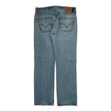 501 Levis Jeans - 34W 30L Light Wash Denim
