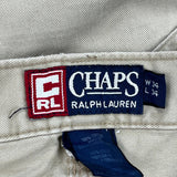 Chaps Ralph Lauren Chinos - 34W 32L Beige Cotton