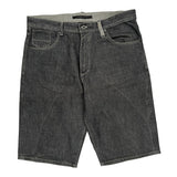 Sean John Hip Hop Denim Shorts - 38W 12L Grey Denim