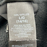 Age 14 The North Face Fleece Jacket - Large Black Polyester