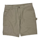 Wrangler Carpenter Shorts - 36W 10L Khaki Cotton