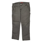Dickies Carpenter Trousers - 36W 32L Grey Cotton Blend