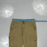 Old Navy Cargo Trousers - 32W UK 12 Khaki Cotton