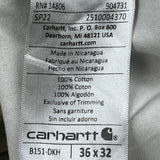 Carhartt Double Knee Carpenter Pants - 34W 32L Khaki Cotton