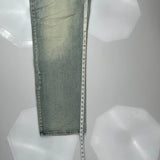 Unbranded Wide Leg Jeans - 32W 29L Acid Wash Denim