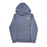 Carhartt Hoodie - Large Purple Cotton