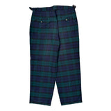 Polo By Ralph Lauren Checked Pants - 34W 29L Blue Cotton