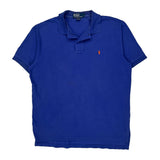 Polo By Ralph Lauren Polo Shirt - Large Blue Cotton