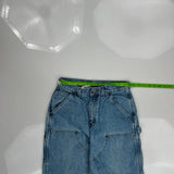 Carhartt Double Knee Carpenter Jeans - 28W 27L Blue Cotton