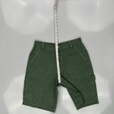 Guess Carpenter Shorts - 30W 9L Green Cotton