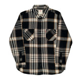 Levis Checked Flannel Shirt - XL Black Cotton