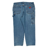 Dickies Carpenter Trousers - 38W 30L Blue Cotton