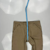 Wrangler Carpenter Trousers - 36W 32L Khaki Cotton