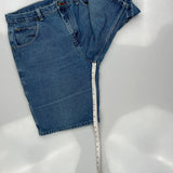 Unbranded Baggy Denim Shorts - 37W 10L Blue Denim
