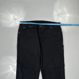 Dickies Carpenter Pants - 37W 32L Black Cotton