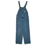 Carhartt Overalls - 36W 32L Blue Cotton