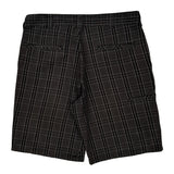 Dickies Checked Shorts - 37W 10L Gray Cotton Blend