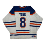 Victoria Village Hockey Athletic Knit Jersey - Large Blue Polyester