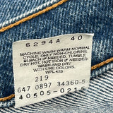 Levis 505 Jeans - 38W 32L Blue Cotton