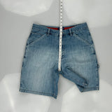 Sargent Carpenter Shorts - 33W 10L Light Wash Cotton