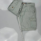 Levis Cargo Shorts - 35W 11L Grey Cotton